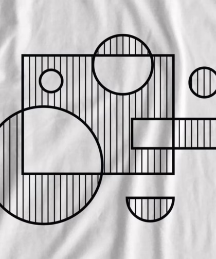 Abstract Shirt, Minimalist T-shirt, Artsy Tee, Geometric Top, Modern Art, Artistic Gift, Fashion Streetwear, Aesthetic Clothing, 90s Clothes