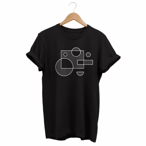 Abstract Shirt, Minimalist T-shirt, Artsy Tee, Geometric Top, Modern Art, Artistic Gift, Fashion Streetwear, Aesthetic Clothing, 90s Clothes