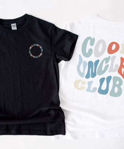 Cool Uncle Club T-Shirt - Cool Uncle Shirt - Best Uncle Birthday Shirt - T-Shirt For Uncle