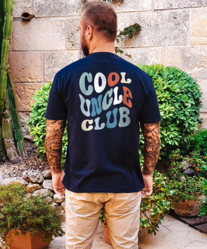 Cool Uncle Club T-Shirt - Cool Uncle Shirt - Best Uncle Birthday Shirt - T-Shirt For Uncle