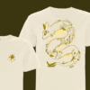 Dragon Shirt | Cute Dragon Print | Hand Screen Printed | Organic Cotton Tee | Eco friendly | Dragon Apparel