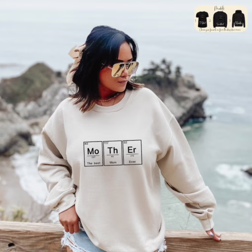 Mother T-Shirt, Best Mom Ever Sweatshirt, Chemistry Mom Tee, Mother Elements Crewneck, Mother's Day Gifts, Minimalist Mama Hoodie, Mom Gifts
