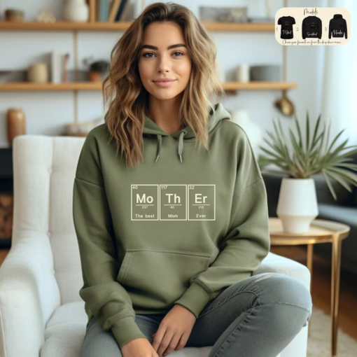 Mother T-Shirt, Best Mom Ever Sweatshirt, Chemistry Mom Tee, Mother Elements Crewneck, Mother's Day Gifts, Minimalist Mama Hoodie, Mom Gifts