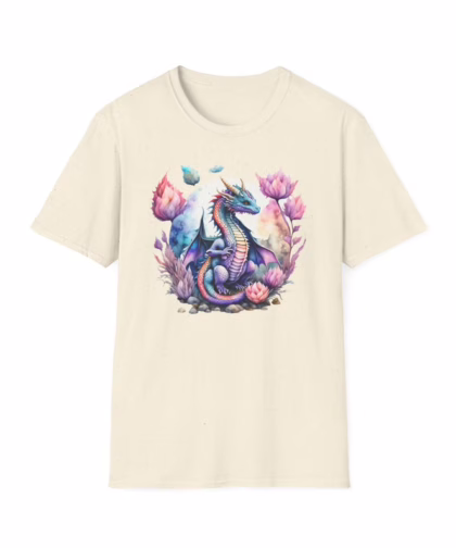 Watercolor Dragon Shirt - Dragon Lover Gift - Mythical Fantasy Shirts - Dragon Gift For Her - Gift For HIm - Dragion Tee - Dragon T-shirt