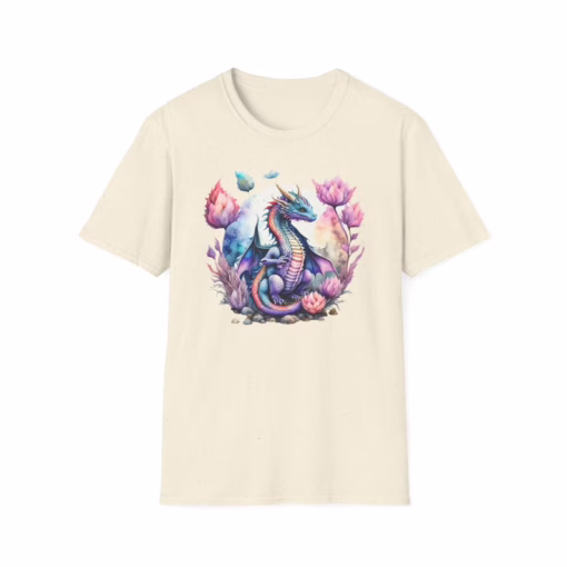 Watercolor Dragon Shirt - Dragon Lover Gift - Mythical Fantasy Shirts - Dragon Gift For Her - Gift For HIm - Dragion Tee - Dragon T-shirt