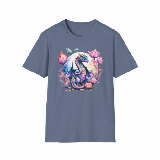 Watercolor Dragon Shirt - Dragon Lover Gift - Mythical Fantasy Shirts - Dragon Gift For Her - Gift For HIm - Dragion Tee - Dragon T-shirt